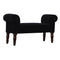 Black Velvet Bench Living Artisan Furniture 