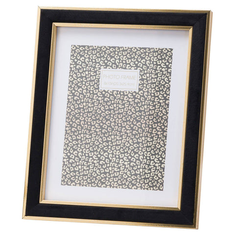 Black Velvet With Gold 8X10 Frame Accessories Hill Interiors 