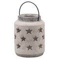 Bloomville Large Stone Star Lantern Accessories Hill Interiors 