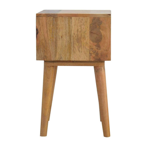Blue and White Bedside Sleeping Artisan Furniture 