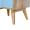 Blue and White Gradient Bedside Sleeping Artisan Furniture 