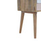 Blush Pink and White Bedside Sleeping Artisan Furniture 