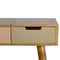 Blush Pink Dressing Table with Foldable Mirror Sleeping Artisan Furniture 