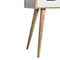 Blush Pink Dressing Table with Foldable Mirror Sleeping Artisan Furniture 