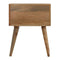 Bone Inlay Bedside with 2 Drawers Sleeping Artisan Furniture 