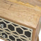 Bone Inlay Bedside with 2 Drawers Sleeping Artisan Furniture 
