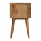 Bone Inlay Bedside with 2 Drawers Sleeping Artisan Furniture 