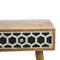 Bone Inlay Console Table Sleeping Artisan Furniture 