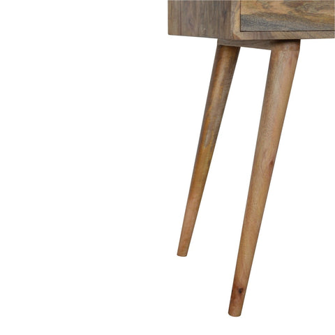 Bone Inlay Gallery Back Console Table Living Artisan Furniture 
