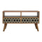 Bone Inlay Media Unit Living Artisan Furniture 