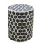 Bone Inlay Occasional Stool Living Artisan Furniture 