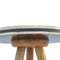 Bone Inlay Tripod Stool Living Artisan Furniture 