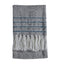 Border Stripe Throw Grey Accessories Regency Studio 