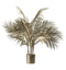 Boulevard Potted Palm Tree Champagne Gold Small Accessories Regency Studio 