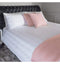Boulevard Satin Stripe White Double Sleeping Regency Studio 