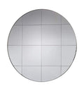 Boxley Round Mirror Silver Living Regency Studio 