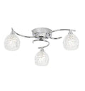 Boyer 3 Ceiling Lamp Chrome Lighting Regency Studio 