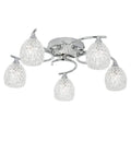 Boyer 5 Ceiling Lamp Chrome Lighting Regency Studio 
