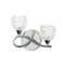Boyer Wall Light Chrome LH Lighting Regency Studio 