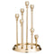 Brass Circular Multi Candle Holder Accessories Hill Interiors 
