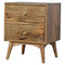 Brass Metal Slot Bedside Sleeping Artisan Furniture 