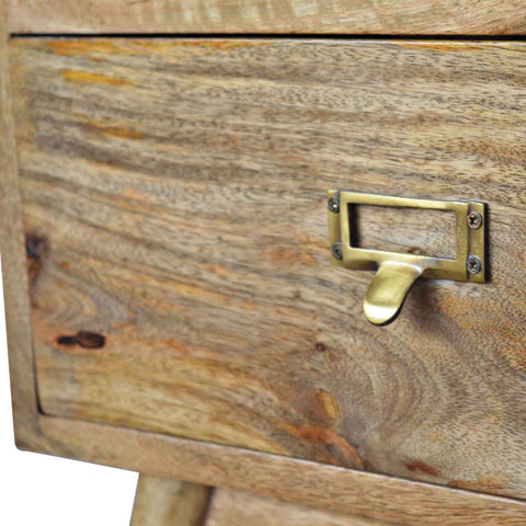 Brass Metal Slot Bedside Sleeping Artisan Furniture 