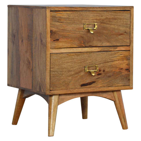Brass Metal Slot Bedside Sleeping Artisan Furniture 