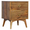 Brass Metal Slot Bedside Sleeping Artisan Furniture 