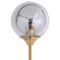 Brass Smoked Glass Globe Wall Pendant Lighting Hill Interiors 
