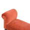 Brick Red Velvet Bench Living Artisan Furniture 