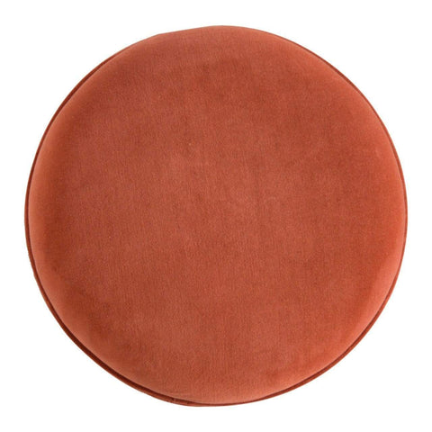 Brick Red Velvet Nordic Style Footstool Living Artisan Furniture 