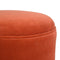 Brick Red Velvet Nordic Style Footstool Living Artisan Furniture 