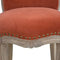 Brick Red Velvet Studded Chair Living Artisan Furniture 