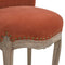 Brick Red Velvet Studded Chair Living Artisan Furniture 