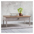 Bronte 1 Drawer Coffee Table Taupe W1200 x D650 x H450mm Living Regency Studio 