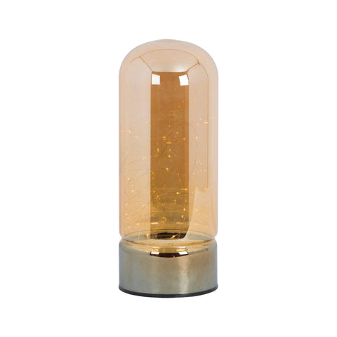 Bronze Dome Lantern With Led Micro Lights Accessories Hill Interiors 