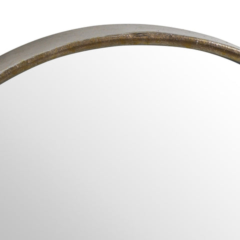 Bronze Narrow Edged Wall Mirror Mirrors Hill Interiors 