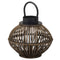 Brown Bamboo Style Large Lantern Accessories Hill Interiors 