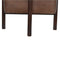 Brown Leather Footstool with Solid Wood Legs Living Artisan Furniture 