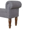 Brown Tweed Bedroom Bench Living Artisan Furniture 
