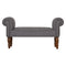 Brown Tweed Bedroom Bench Living Artisan Furniture 