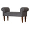 Brown Tweed Bedroom Bench Living Artisan Furniture 
