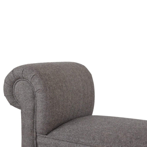 Brown Tweed Bedroom Bench Living Artisan Furniture 