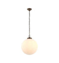 Brydon Pendant Light Opal Glass Large Lighting Regency Studio 
