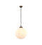 Brydon Pendant Light Opal Glass Large Lighting Regency Studio 