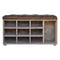 Buffalo Hide Acid Wash Shoe Cabinet Living Artisan Furniture 