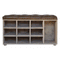 Buffalo Hide Acid Wash Shoe Cabinet Living Artisan Furniture 