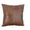 Buffalo Hide Leather Scatter Cushion Accessories Artisan Furniture 
