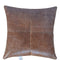 Buffalo Hide Leather Scatter Cushion Accessories Artisan Furniture 