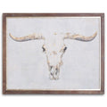 Bull On Cement Board With Frame Accessories Hill Interiors 